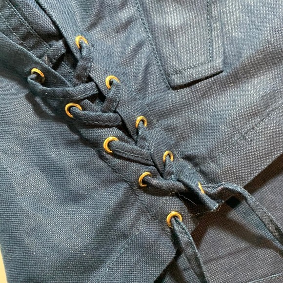 Lauren Ralph Lauren Linen Blend Hooded Canvas Jacket - Picture 5 of 7